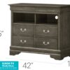 TV Media Chest - Gray - Image 2