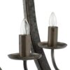4 Light Metal Chandelier, Hanging Light Fixture With Adjustable Chain For Kitchen, Bulb Not Included - Gray - Image 11