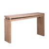 Slim Console Table, Narrow Entryway Table With Bead Detail - Light Natural / Natural - Image 6