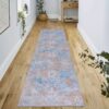 Maval - 2'6'' X 10' Washable Runner Rug - Yellow - Image 2