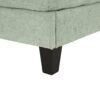 Chaise Bed Lounge Sofa Chair With Adjustable Backrest And LED Light Strip - Green - Image 16