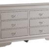 Modern Sophisticated Dresser - Silver Champagne - Image 2