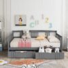 Full Size DayBed With 2 Drawers - Gray - Image 11
