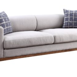 Pelton - Sofa With 2 Toss Pillows - Walnut