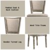 Gabrian - 7 Pieces Dining Room Set, Reclaimed - Beige / Gray - Image 13