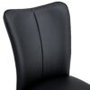 Modern Chair (Set of 2) Sleek Design With Metal Legs Ideal For Various Venues - Black - Image 8
