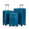 20" / 24" / 28" 3 Pieces / Set Spinner Wheel Luggage, Carry On Suitcase, Matching Color, TSA Combination Lock - Navy - Image 22