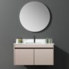 Vanity Top With Undermount Sink And Backsplash, Sintered Stone - Carrara White Marble - Image 15