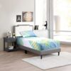 Deb - Twin Bed - Light Gray / White - Image 2