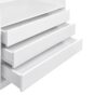 Doorless Storage Wardrobe For Dedroom With Shelves And 3 Drawers - White - Image 9
