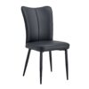 Modern Chair (Set of 2) Sleek Design With Metal Legs Ideal For Various Venues - Black - Image 10