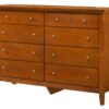 Elegant Casual Dresser - Oak - Image 2