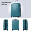 Hardshell Luggage Sets 4 Pieces + Bag Spinner Suitcase With Tsa Lock Lightweight - 16" / 20" / 24" / 28" Luggages - Blue - Image 4