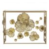Console Table With Mirrored Glass Top, Modern Entryway Table For Living Room Foyer Entryway - Gold - Image 6