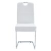 Coaster Home Furnishings White Dining Chairs With Built In Spring Packages & Ergonomic Design (Set of 4) Upholstery - White - Image 19