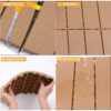 Plastic Interlocking Deck Tiles, Patio Flooring Outdoor Waterproof All Weather Use For Garden Poolside Front / Back Yard (Set of 44) - Burlywood - Image 11