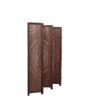 Panel Solid Wood, Folding Room Divider - Brown - Image 9