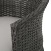 Hillhurst - Outdoor Chair, Comfortable Rattan With Weather Resistant Cushion (Set of 2) - Gray - Image 13