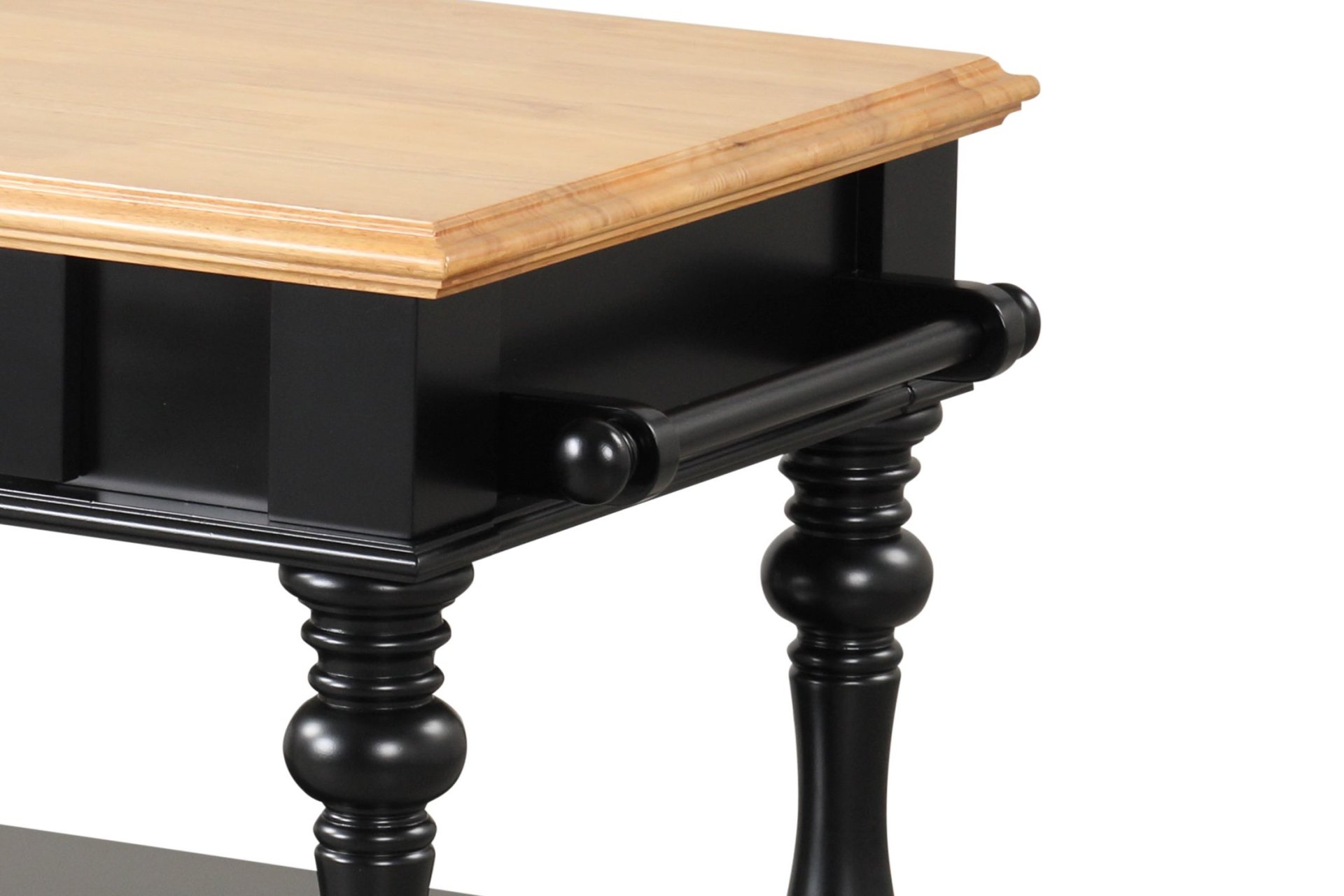 Kitchen Island - Black - Image 3