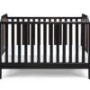 Brees Island - 3 In 1 Convertible Crib - Black, Brownstone - Image 2