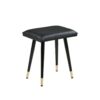 Modern Makeup Vanity Desk With Mirror And Lights Retractable Design Engineered Wood - Black - Image 8