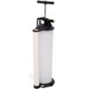 7L Pneumatic/Manual Oil Extractor Pump For Automotive Fluids - White / Black - Image 4