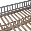 Full Over Full Low Bunk Bed With Slide, Fence And Ladder - Gray - Image 7