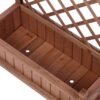 Raised Garden Bed With Trellis 2 Pack, Outdoor Planter Box & Plant Stand With Climbing Racks - Brown - Image 9