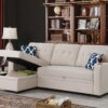 Sectional With Storage Chaise And Cupholder Armrest - Beige - Image 10