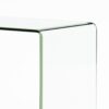 Cadyn - Tempered Glass Console Table Sleek Design - Clear - Image 7