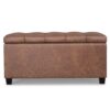 Sienna - Storage Ottoman Bench - Brown - Image 7