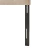 Luella - Button Tufted Full / Queen Upholstered Metal Panel Headboard - Beige - Image 11