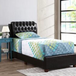 Marilla - Twin Bed - Dark Brown