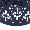 Outdoor, Metal End Table, Large - Navy Blue - Image 9