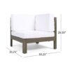 Oana - 2 Piece Loveseat Set With Cushions - White - Image 5