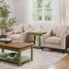 Vineyard - Coffee Table - Sage Green And Fruitwood - Image 7