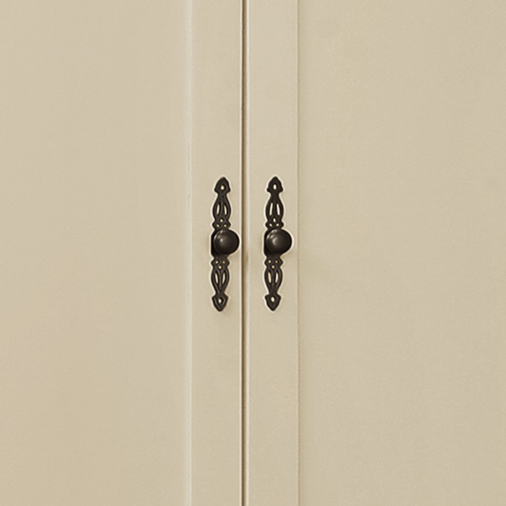 Elegant Traditional Armoire - Beige - Image 5