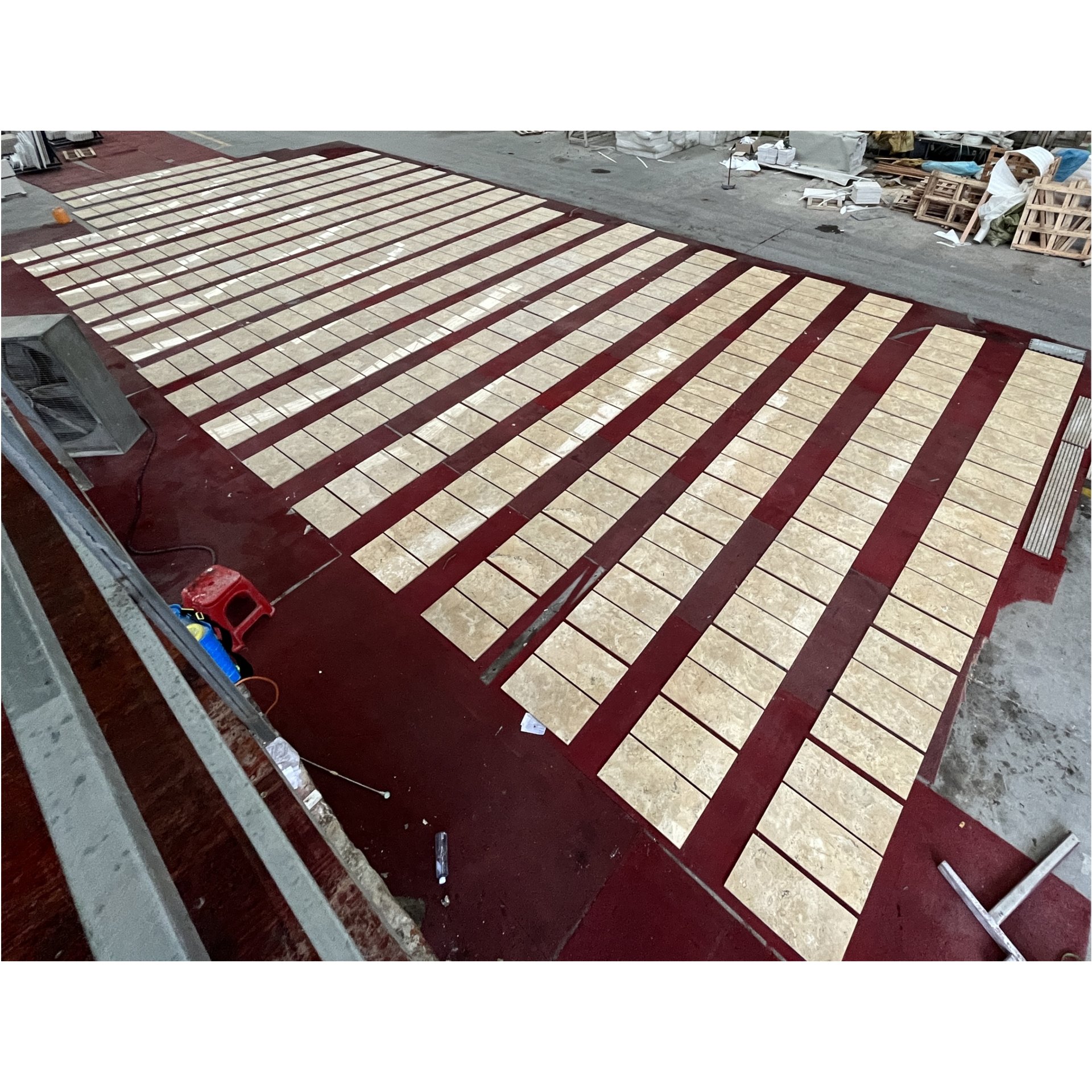 Marble For Floor And Wall Polished Marble Tile Stone (Set of 4) - Beige / Gold - Image 12