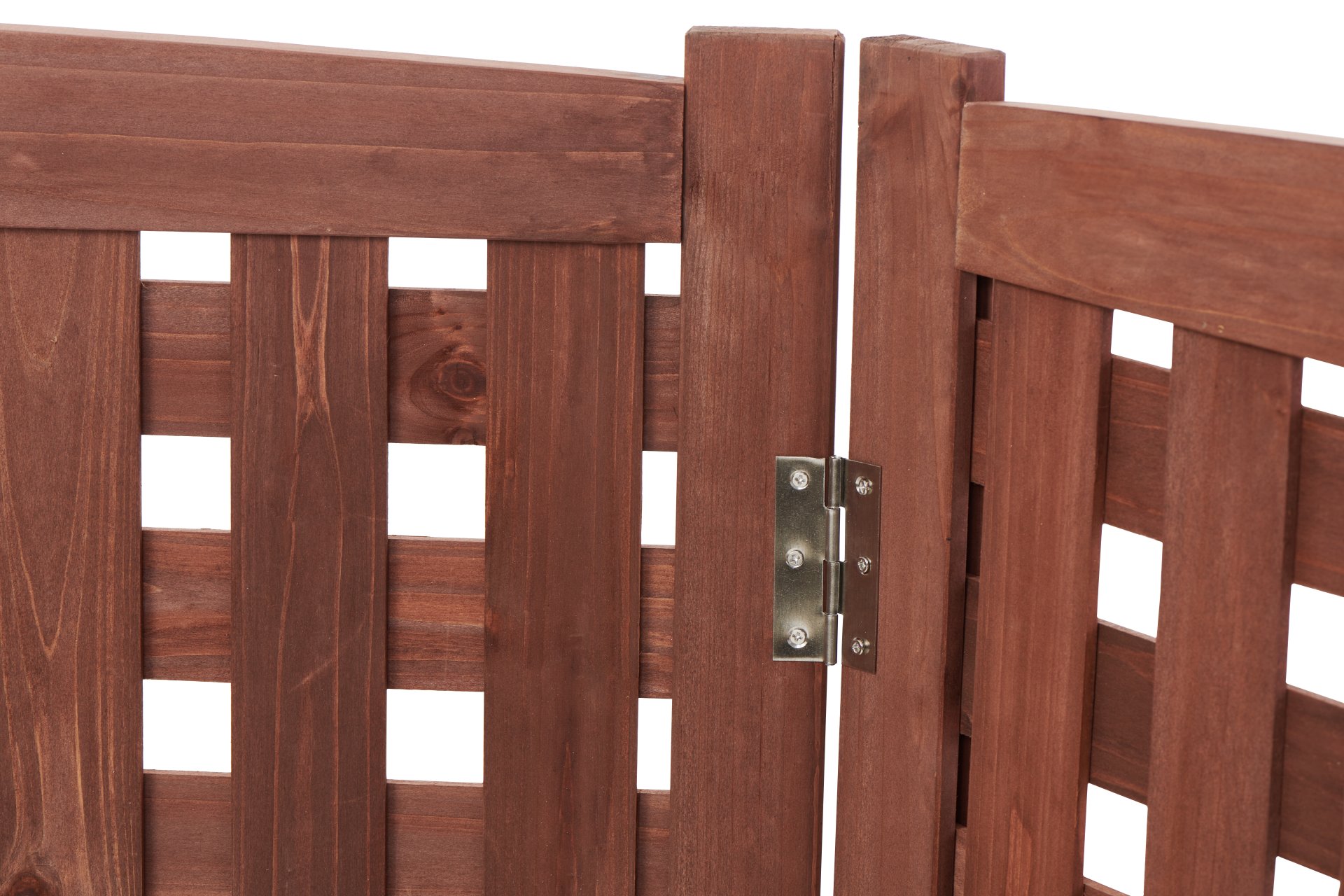 Air Conditioner Fence Screen Outside, Cedar Privacy Fence 3 Panels To Hide Ac & Trash Enclosure - Brown - Image 8