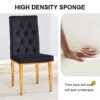 Legs Complement The Velvet Chair (Set of 4) - Black - Image 9