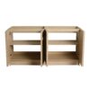 Modern Freestanding Bathroom Vanity With Soft Close Cabinet Doors - Oak - Image 11