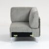 Modular Sectional Sofa Corner Seat, Middle Seat Module Couch - Gray - Image 4