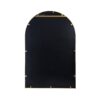 Arched Accent Mirror With Metal Frame For Bathroom, Bedroom, Entryway Wall - Gold - Image 7