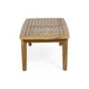 Outdoor Rectangular Coffee Table - Brown - Image 5