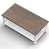 Hampton - Hampton - Coffee Table - Jasmine Whitewash / Barnwood - Image 3