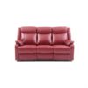 Stylish Contemporary Reclining Sofa - Red - Image 4