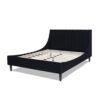 Aspen - Queen Vertical Tufted Headboard Platform Bed Set - Anthracite Black - Image 11