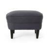 Enchante, Living Room Set With Tufted Back Club Chair And Ottoman - Gray - Image 6