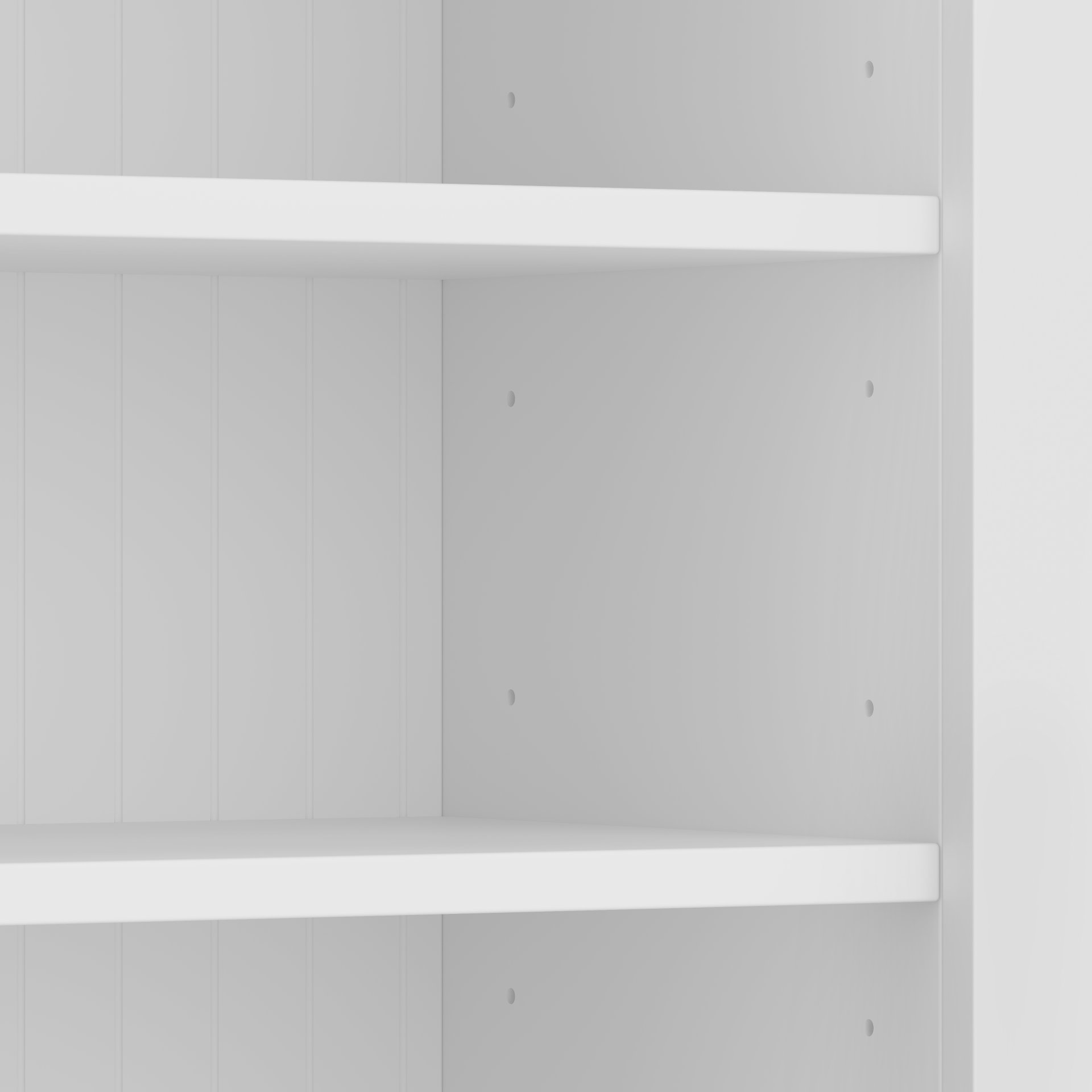 Hall Tree With Bench And 5 Storage Cubbies, Modern Entryway Storage Organizer Cabinet With 4 Doors, 5 Drawers And Adjustable Shelves For Hallway, Entryway, Living Room - White - Image 18
