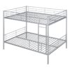 Full Over Full Metal Bunk Bed - Sliver - Image 17